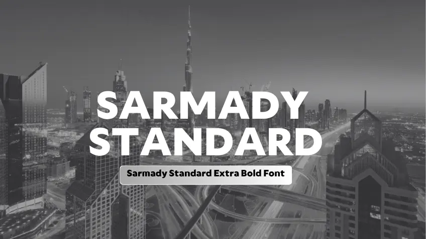 Sarmady Standard Extra Bold
