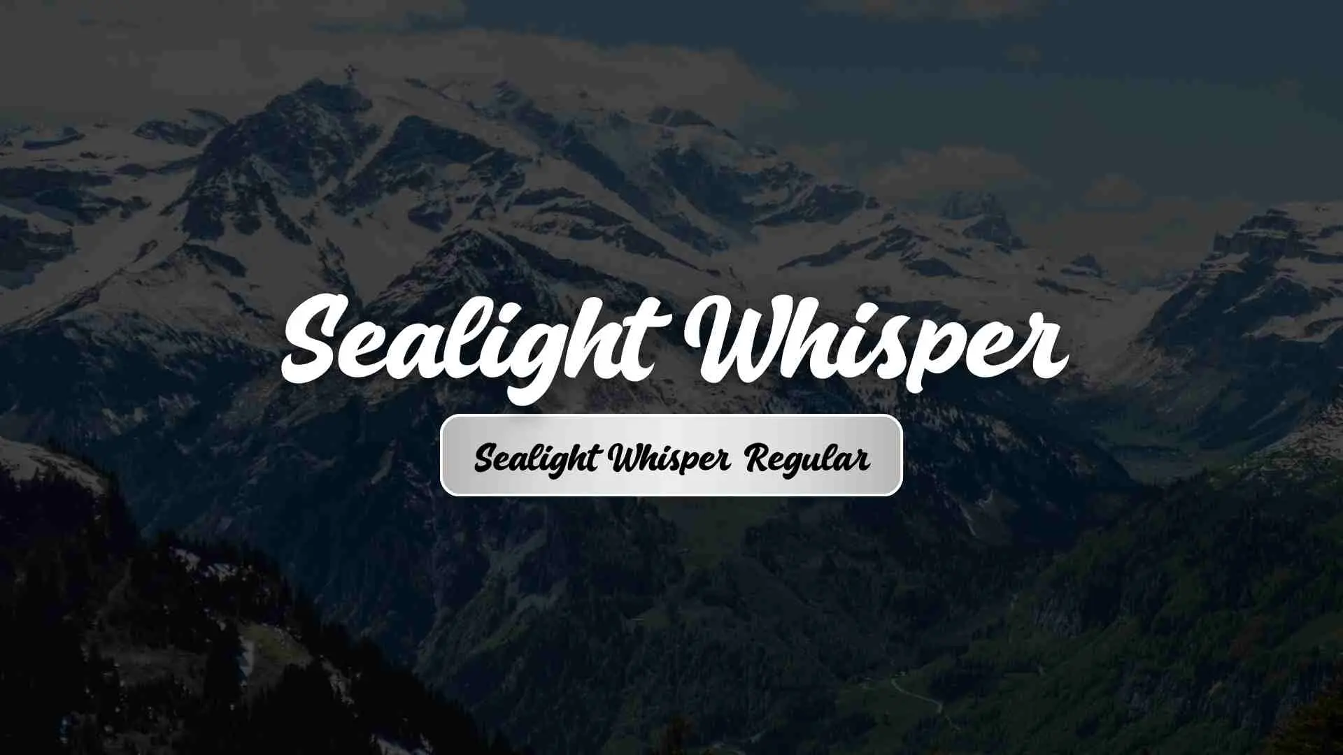 Sealight Whisper Regular