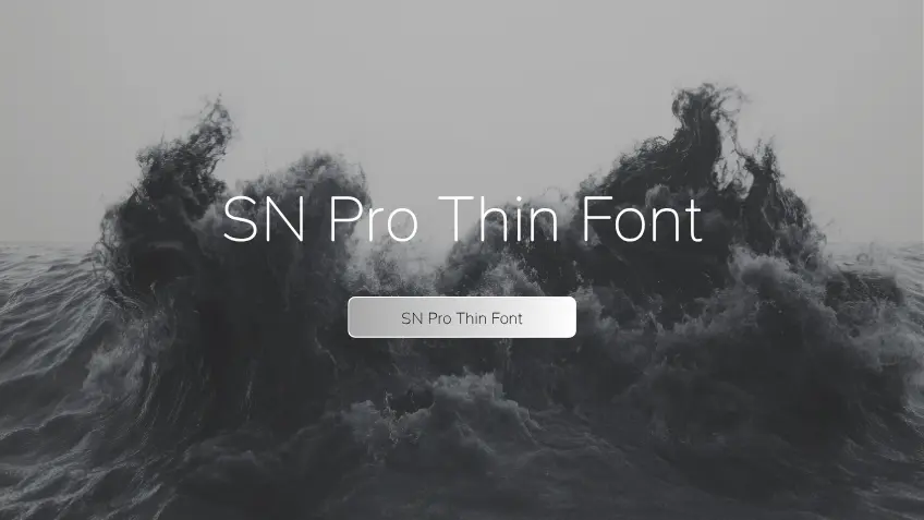 SN Pro Thin