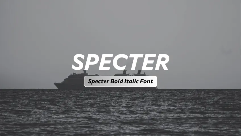 Specter Bold Italic