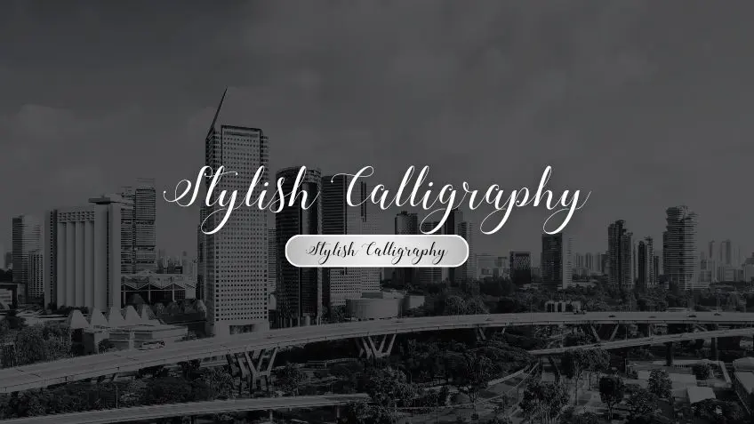 Stylish Calligraphy Demo
