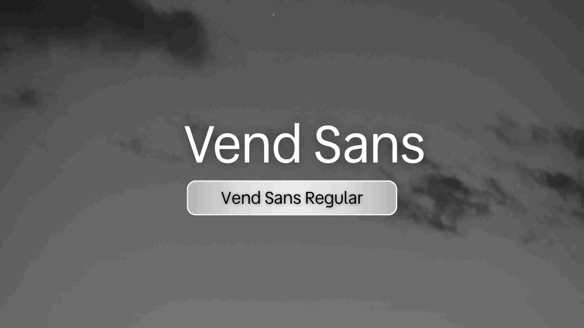 Vend Sans Regular