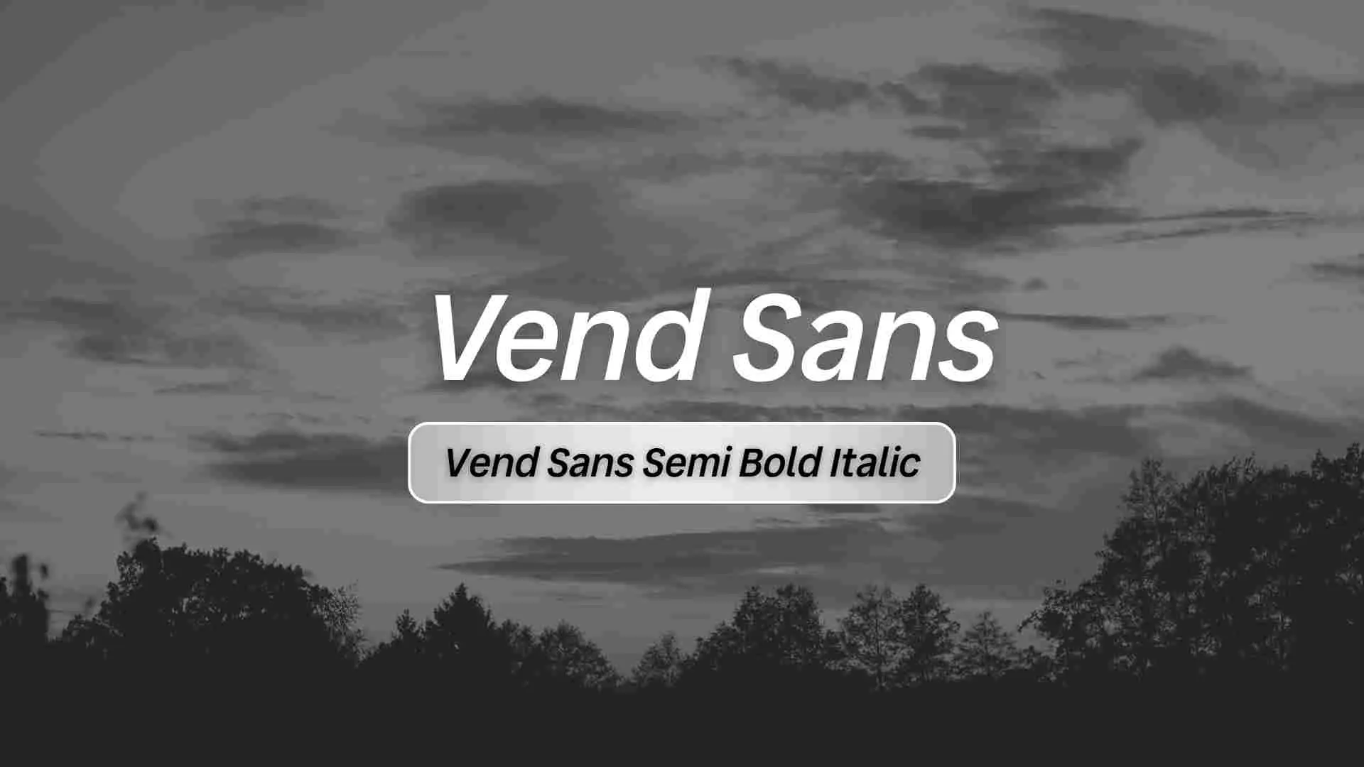 Vend Sans Semi Bold Italic