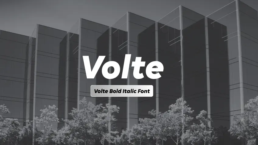 Volte Bold Italic
