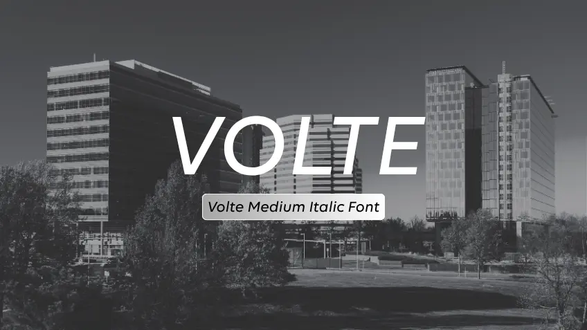 Volte Medium Italic