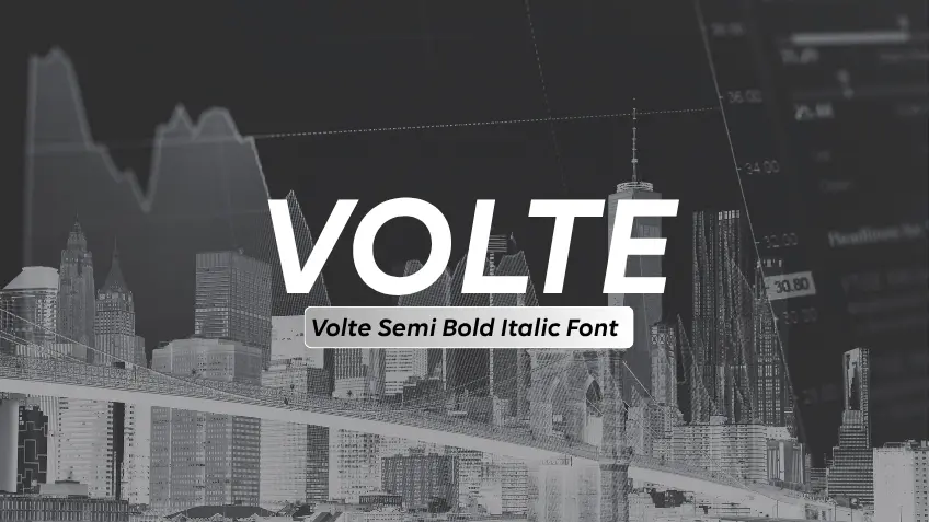 Volte Semi Bold Italic